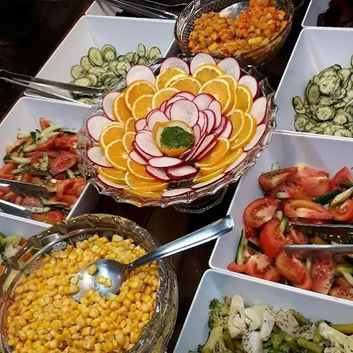 Saladas do buffet